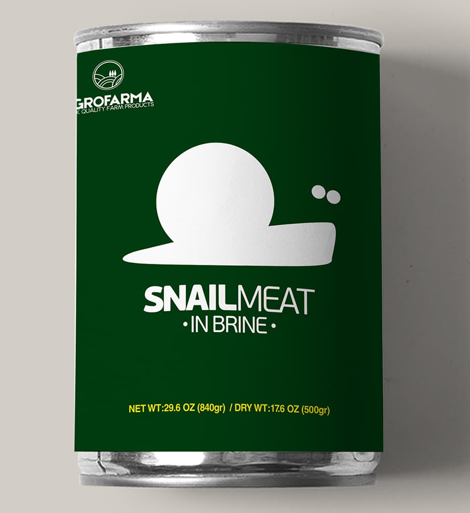 CANNED SNAIL MEAT IN BRINE